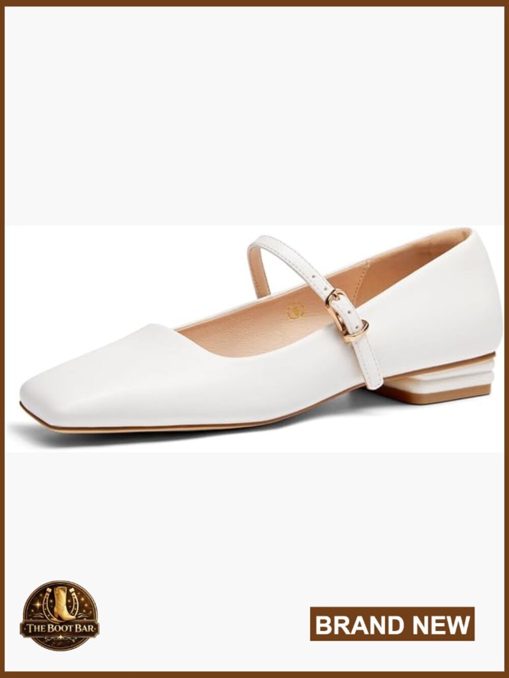 Classic Mary Jane Flats with Buckle Strap - Comfortable Ballet Flats